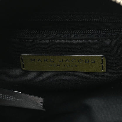 Marc Jacobs Snakeskin Embossed Circle Crossbody Dark Martini Olive Green 6 of 9