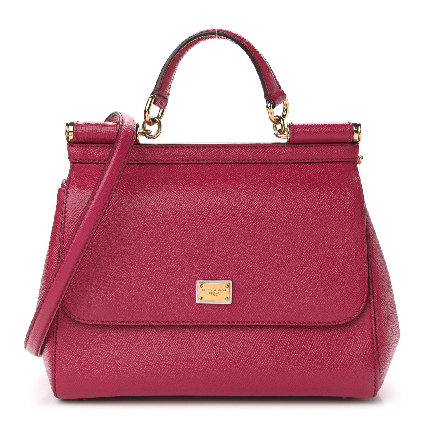 Dauphine Medium Miss Sicily Satchel Fuxia