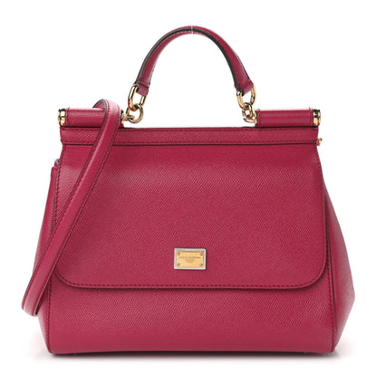 Dolce & Gabbana Dauphine Medium Miss Sicily Satchel Fuxia 1 of 9