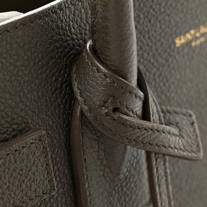 Saint Laurent Grained Calfskin Baby Sac De Jour Bronze 14 of 14