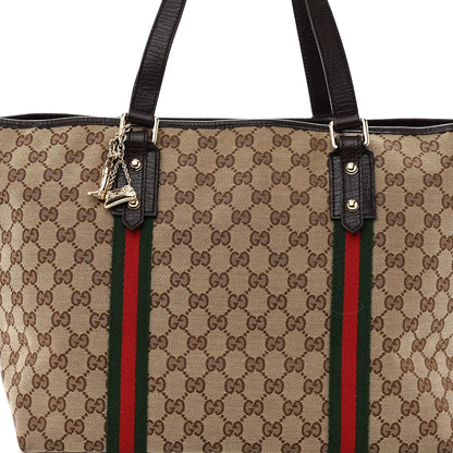 Gucci Monogram Large Jolicoeur Tote Brown 8 of 12