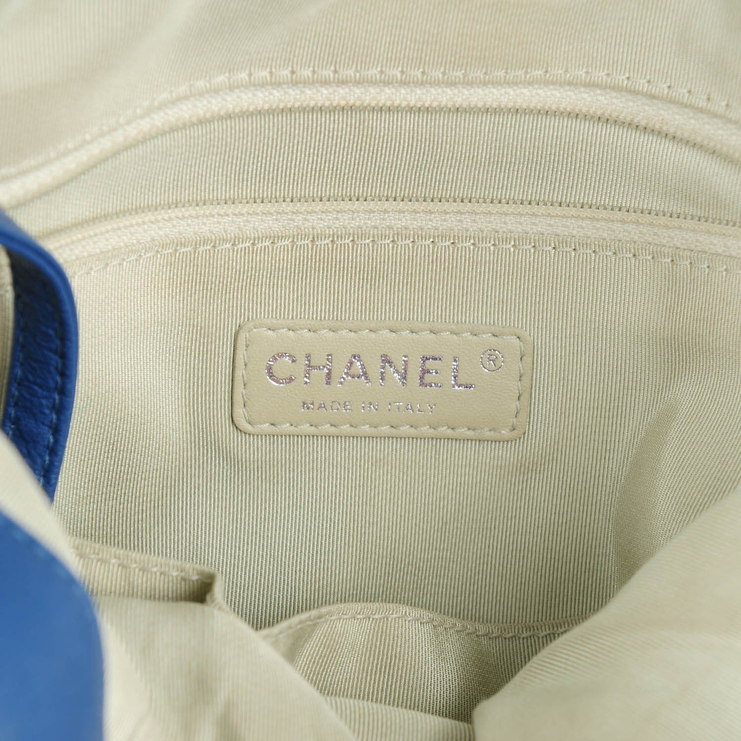 Chanel Lambskin Chain Around Hobo Royal Blue 6 of 7