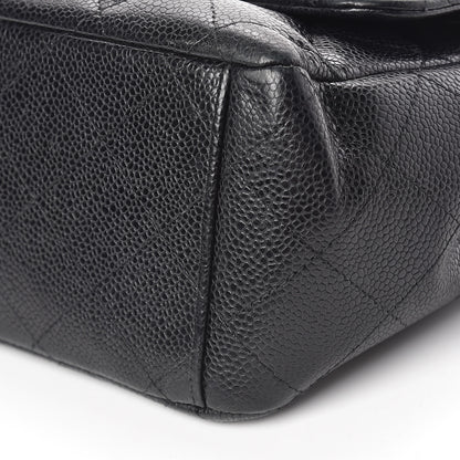 Chanel Caviar Quilted Maxi Double Flap Black 11 of 18