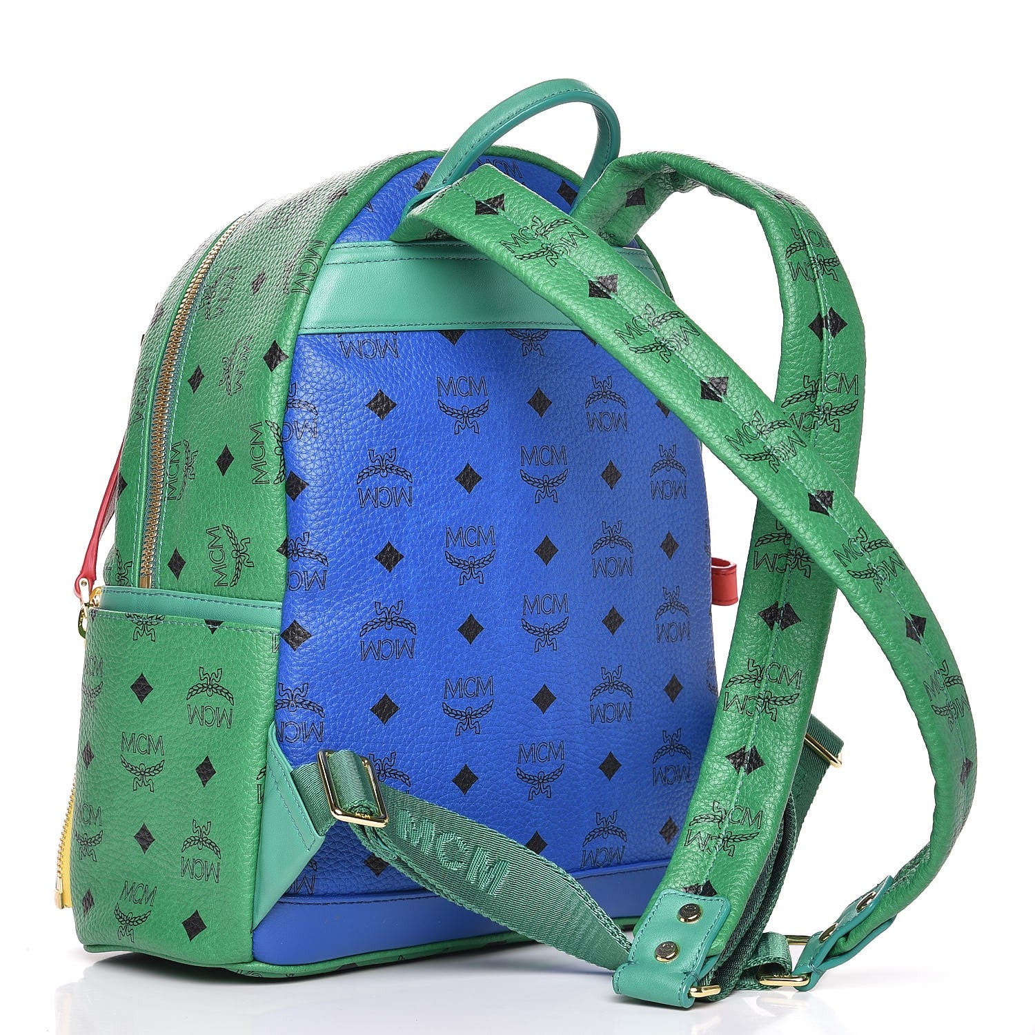 MCM Visetos Small Dual Stark Pocket Backpack Multicolor 4 of 23