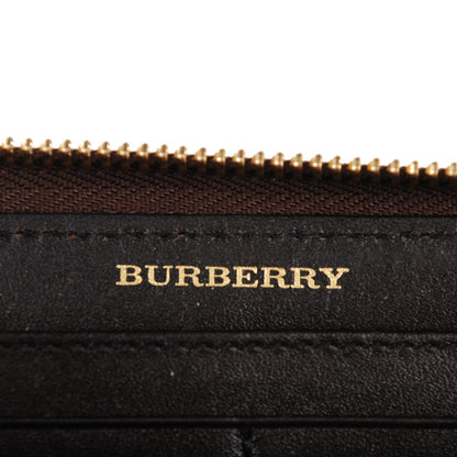 Burberry Haymarket Check Large Ziggy Zip Around Wallet 6 of 9