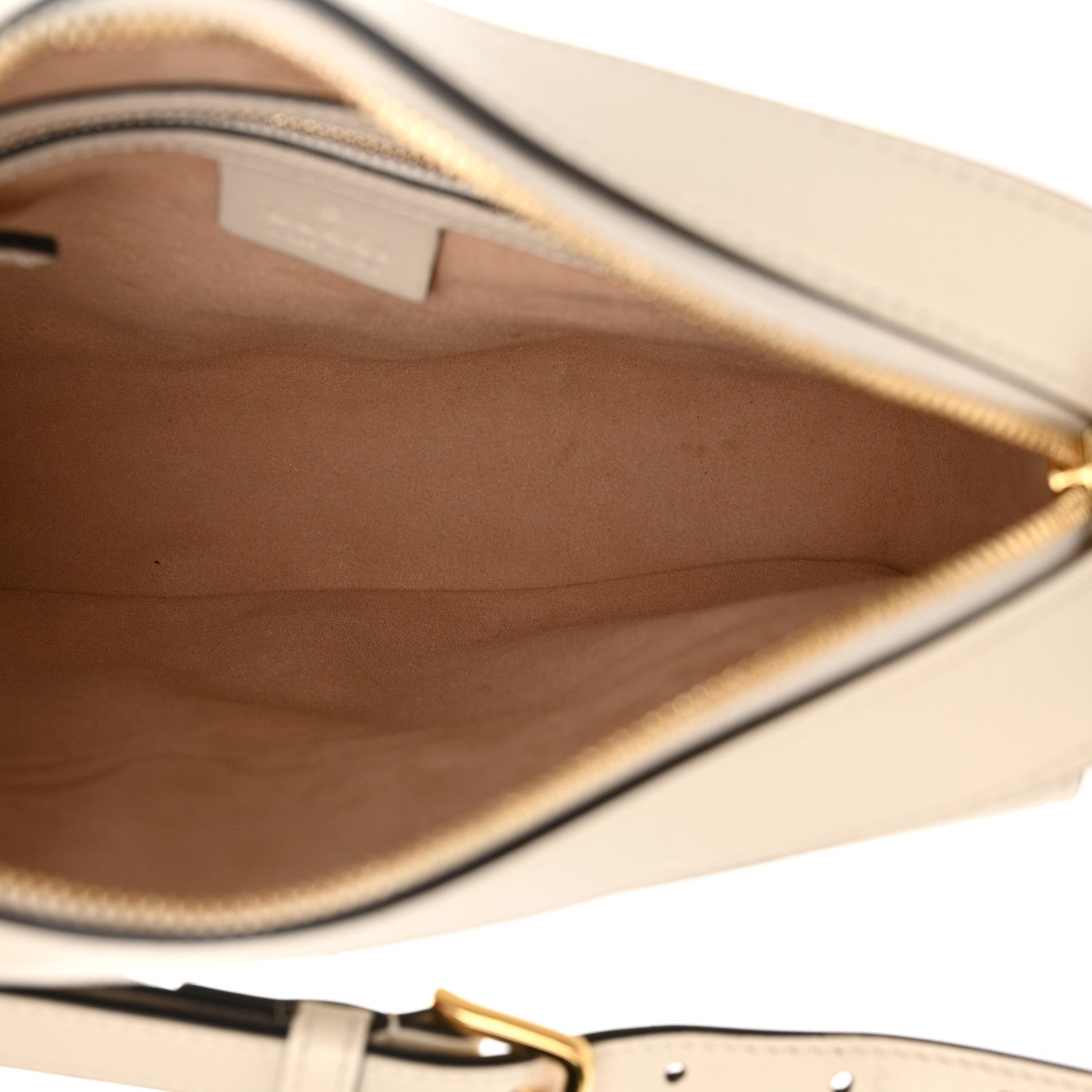 Gucci GG Supreme Monogram Small Horsebit 1955 Shoulder Bag Beige Mystic White 5 of 14