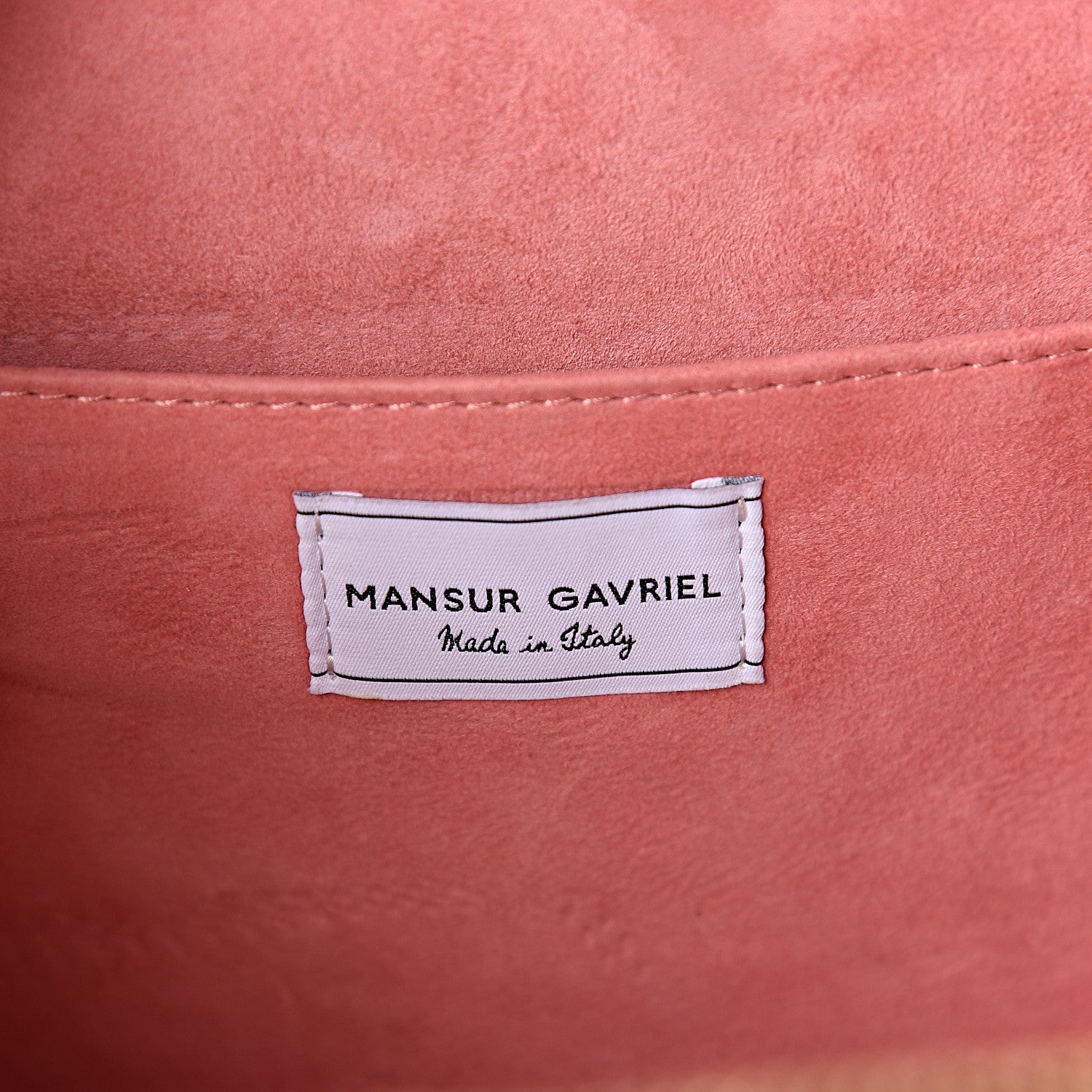 Mansur Gavriel Calfskin Circle Crossbody Bag Blush 6 of 9