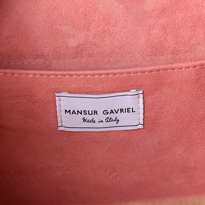 Mansur Gavriel Calfskin Circle Crossbody Bag Blush 6 of 9