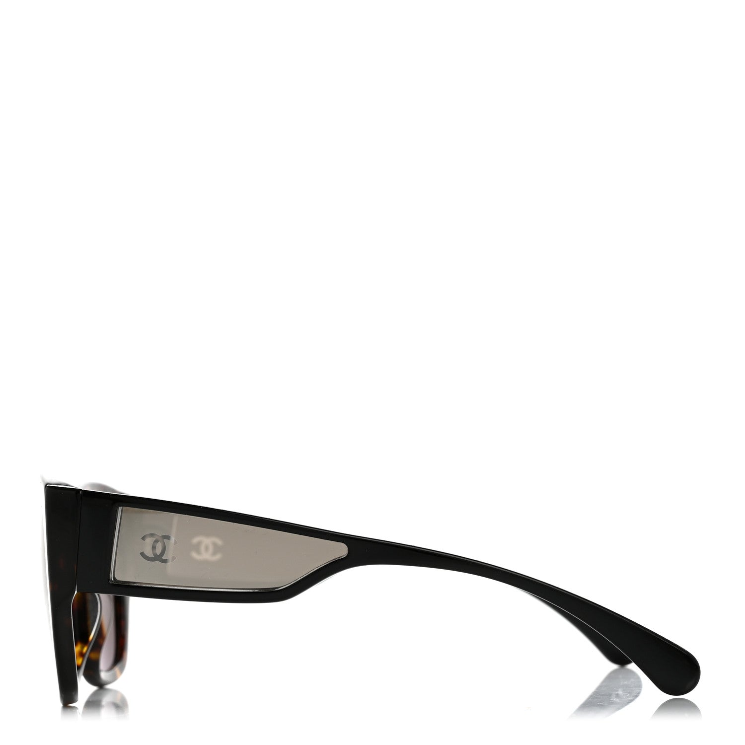 Chanel Acetate Polarized Butterfly Signature CC Sunglasses 5429-A Black 3 of 8