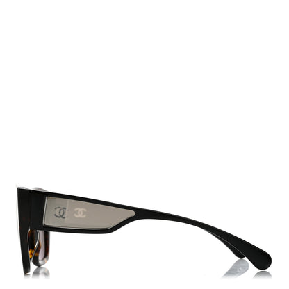 Chanel Acetate Polarized Butterfly Signature CC Sunglasses 5429-A Black 3 of 8