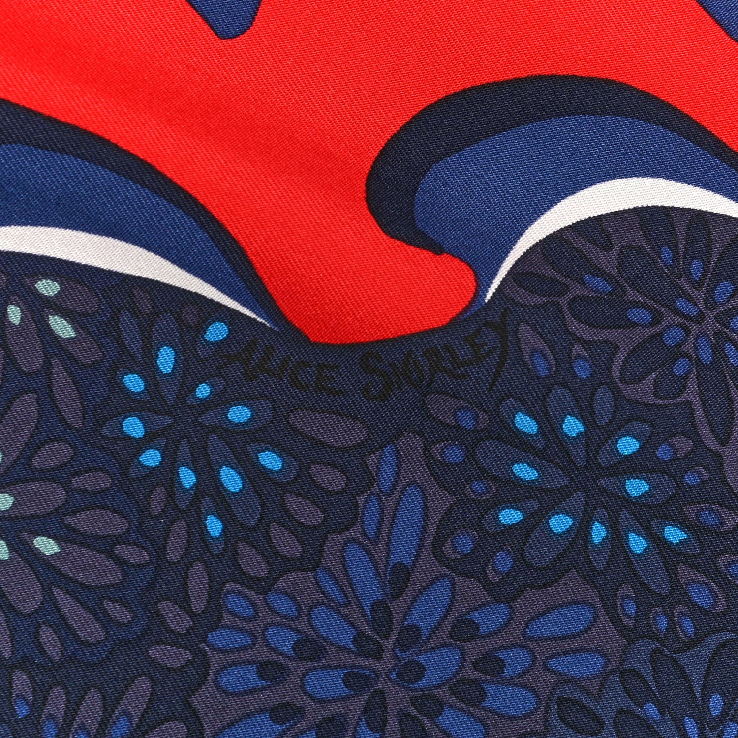 Hermes Silk L'Espirit de la Foret Scarf 90 Rouge Marine Rouge 6 of 6
