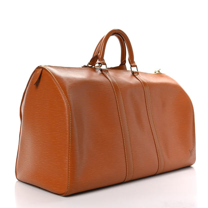 Louis Vuitton Epi Keepall 50 Cipango 2 of 12