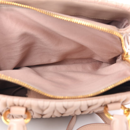 Miu Miu Nappa Matelasse Tote Cammeo 4 of 10