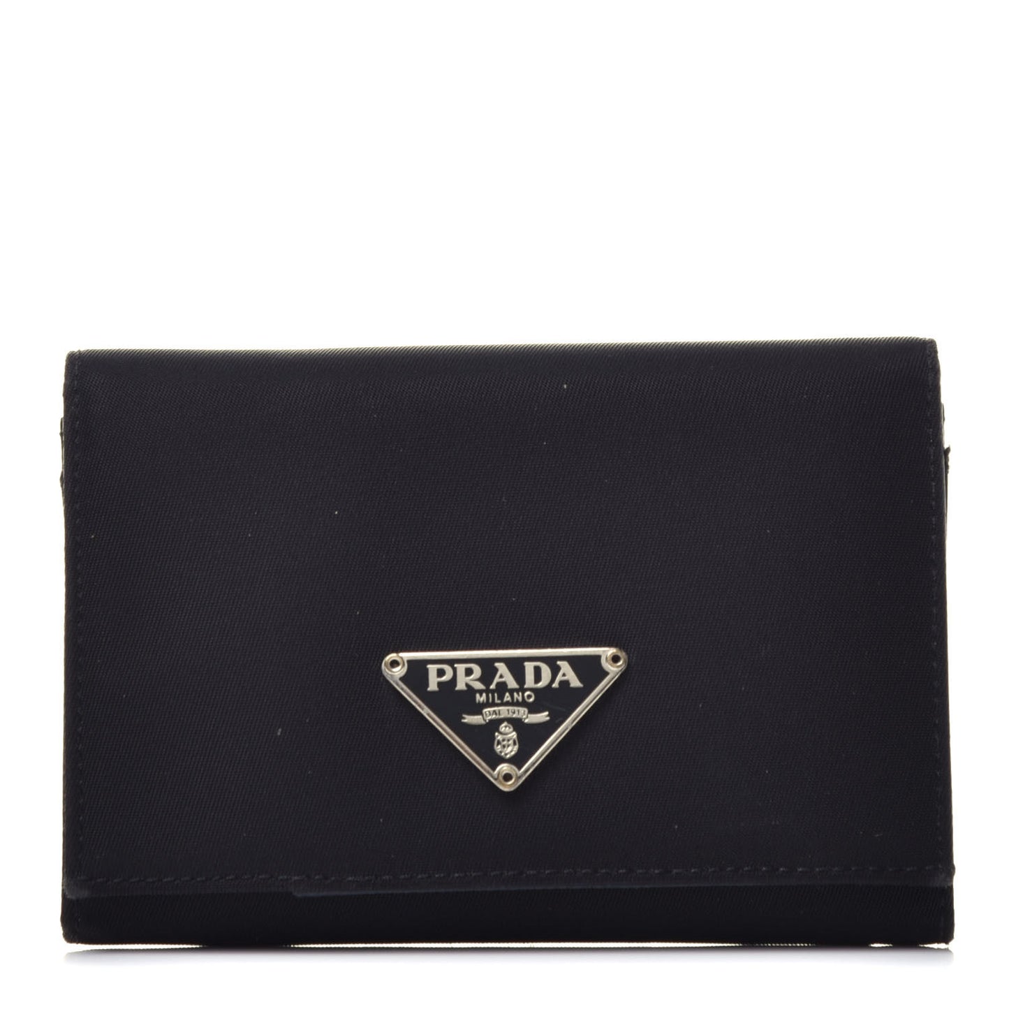 Tessuto Nylon Card Holder Black