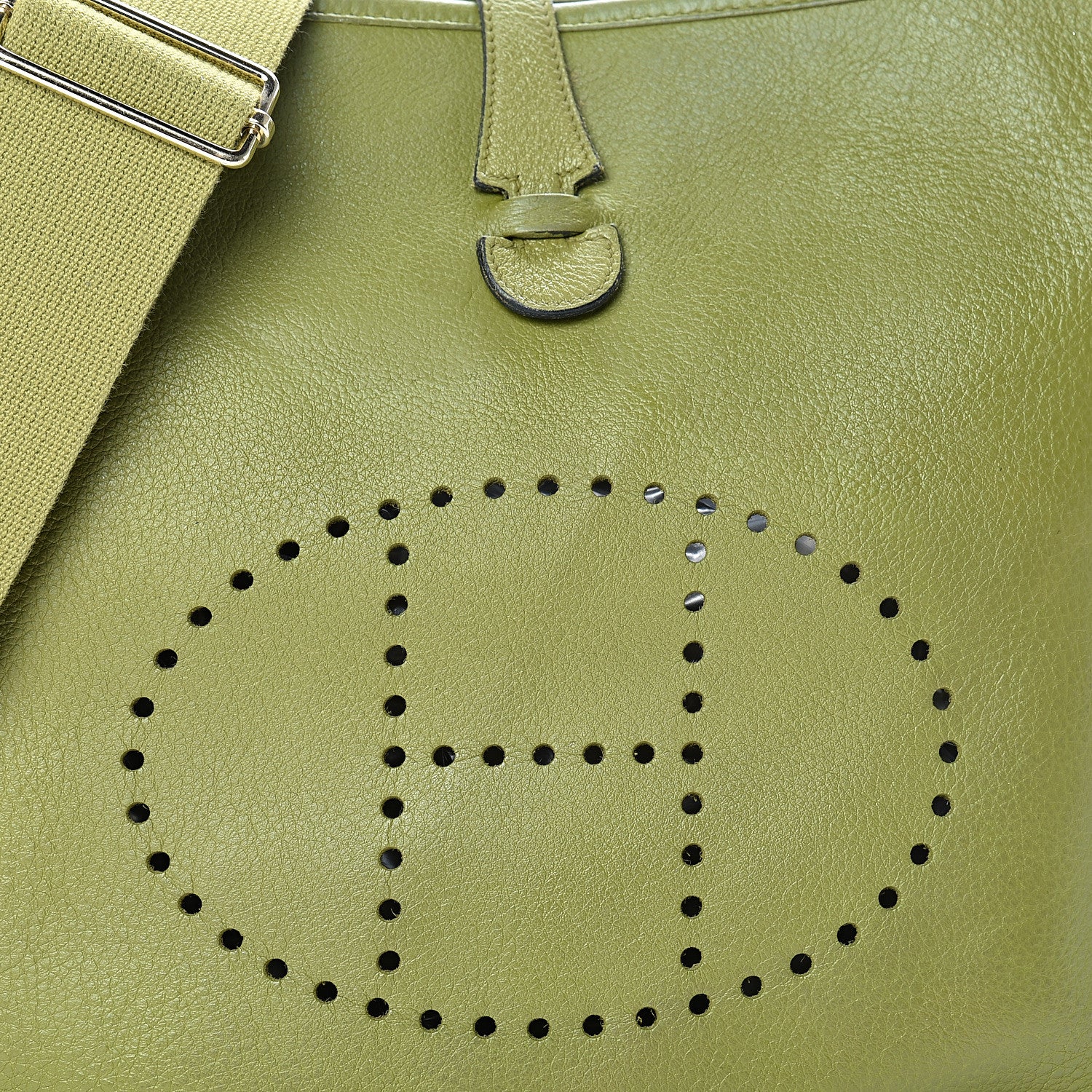 Hermes Taurillon Clemence Evelyne III PM Vert Anis 7 of 18