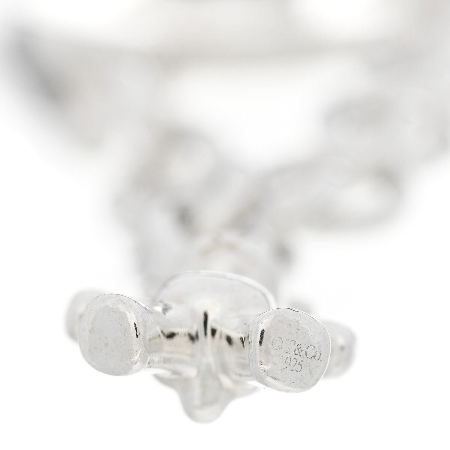 Tiffany Sterling Silver Bear Charm Toggle Bracelet 4 of 4