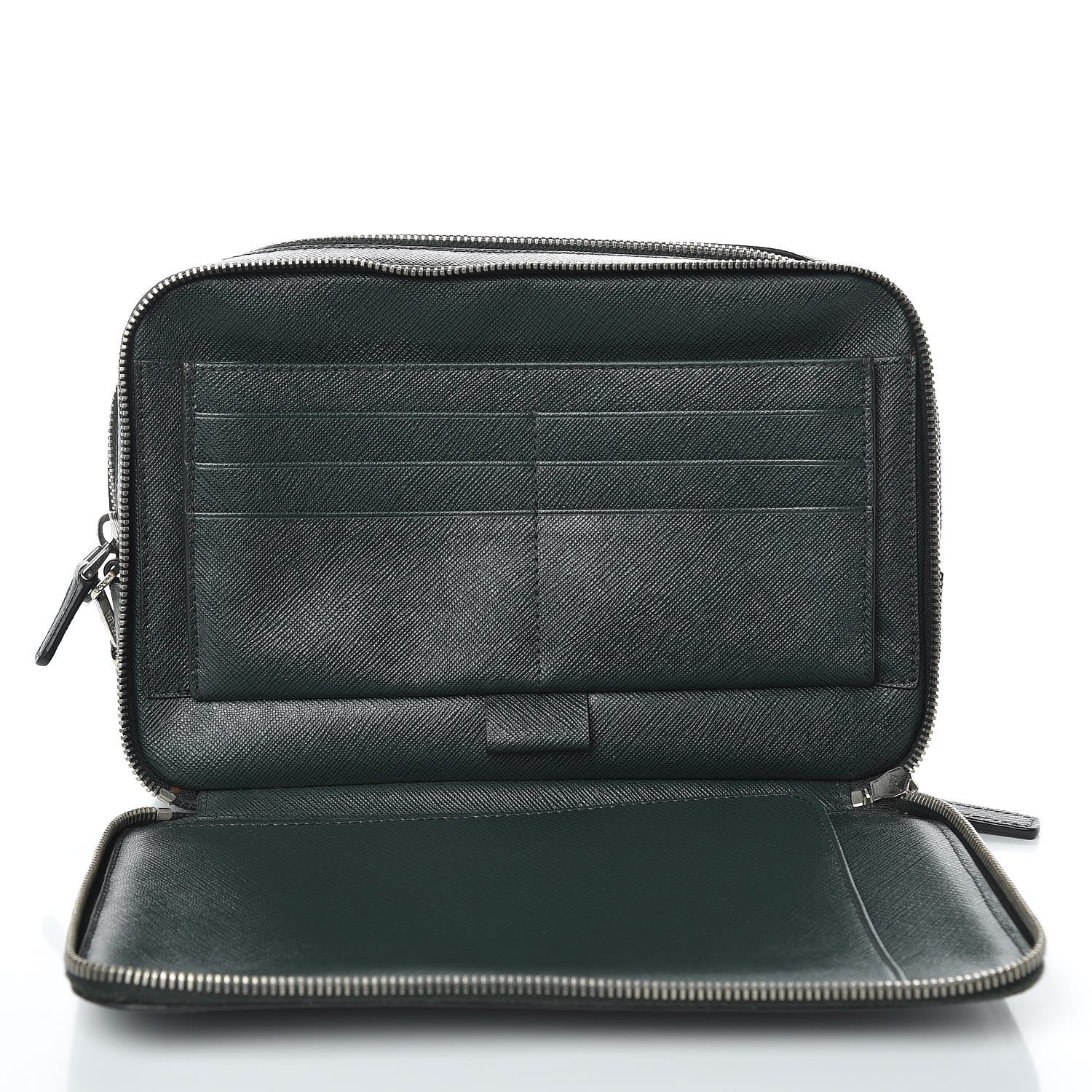 Prada Saffiano Travel Bag Smeraldo 5 of 10