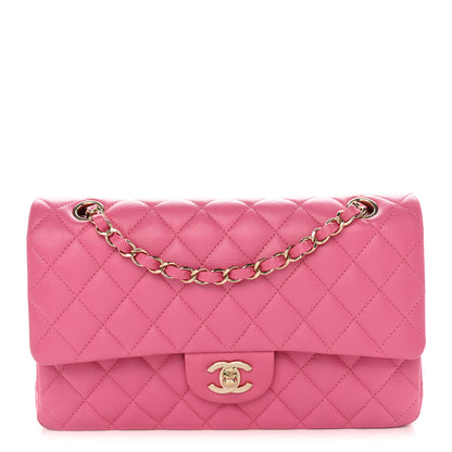 Chanel Caviar Quilted Medium Double Flap Pink 1 of 10