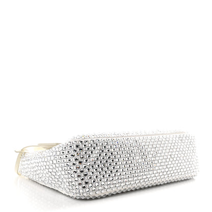 Prada Satin Crystal Mini Re-Edition 2000 Bag White 4 of 10
