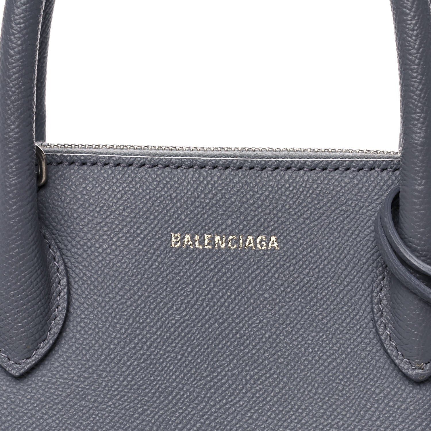 Balenciaga Grained Calfskin S Ville Top Handle Bag Gris Glace 8 of 12