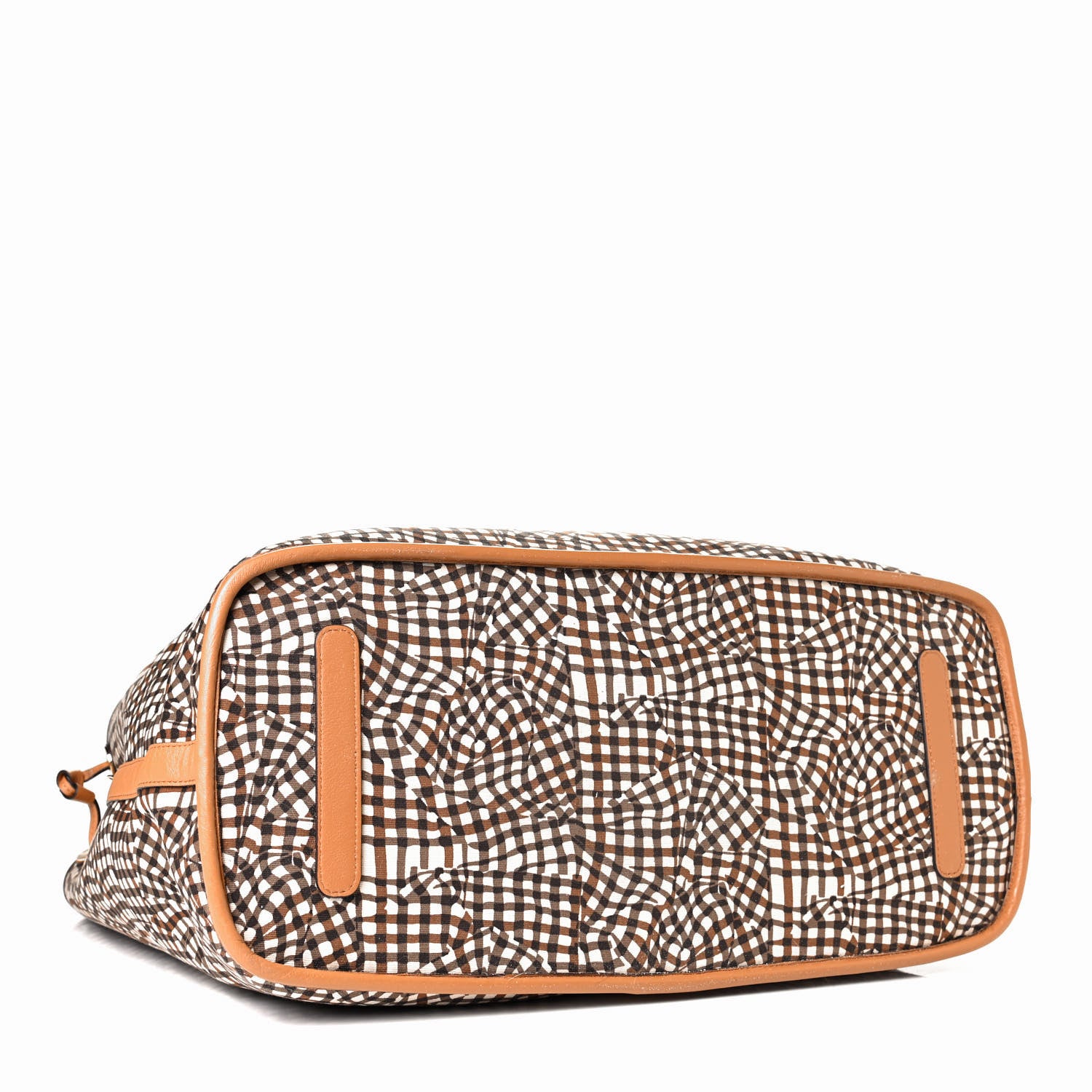 MCM Visetos Large Liz Reversible Shopper Tote Cognac 6 of 10