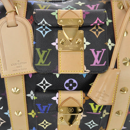 Louis Vuitton Monogram Multicolor Keepall 45 Black 4 of 7