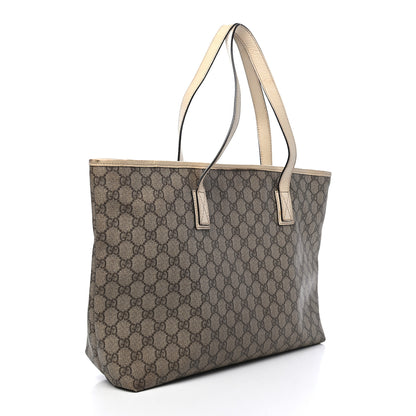 Gucci GG Supreme Monogram Joy Tote Off White 3 of 11