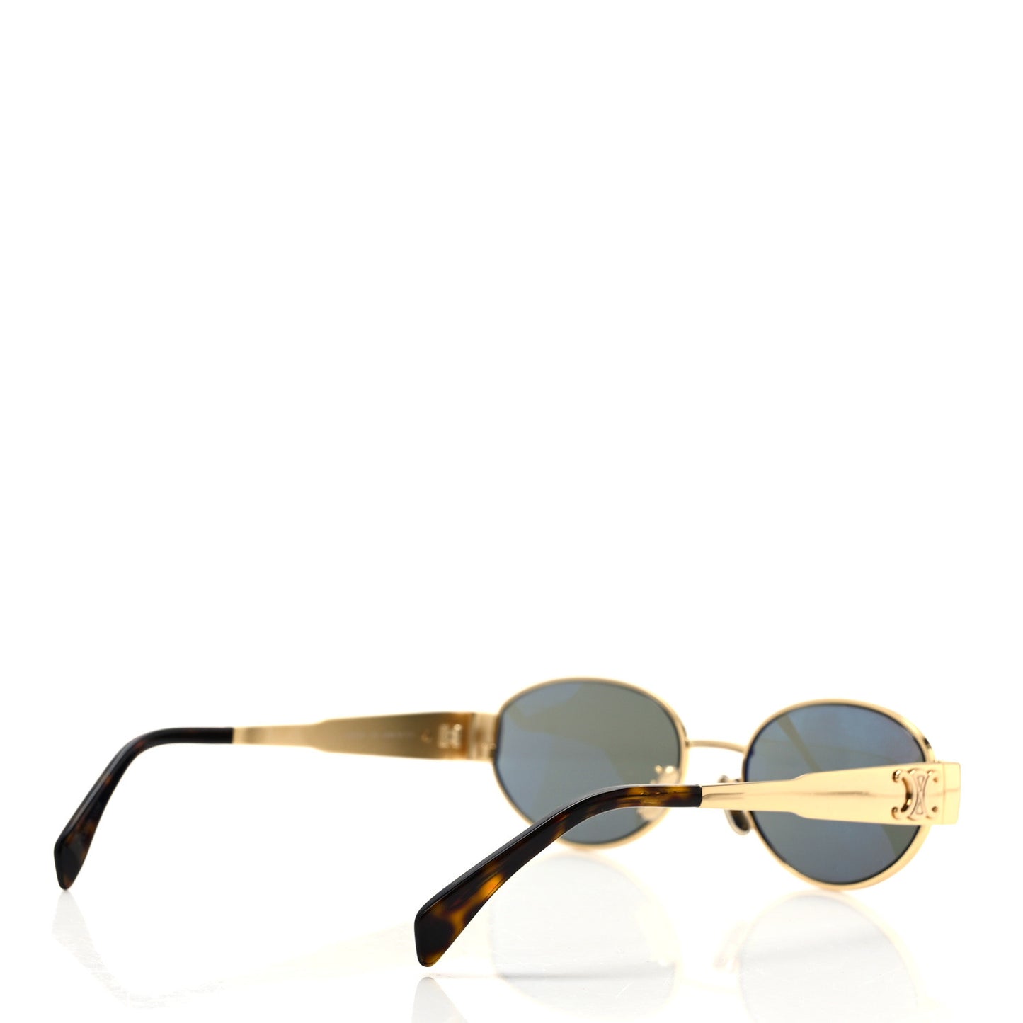 Metal Triomphe 01 Sunglasses CL40235U Gold Green