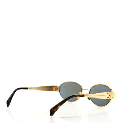 Celine Metal Triomphe 01 Sunglasses CL40235U Gold Green 4 of 7