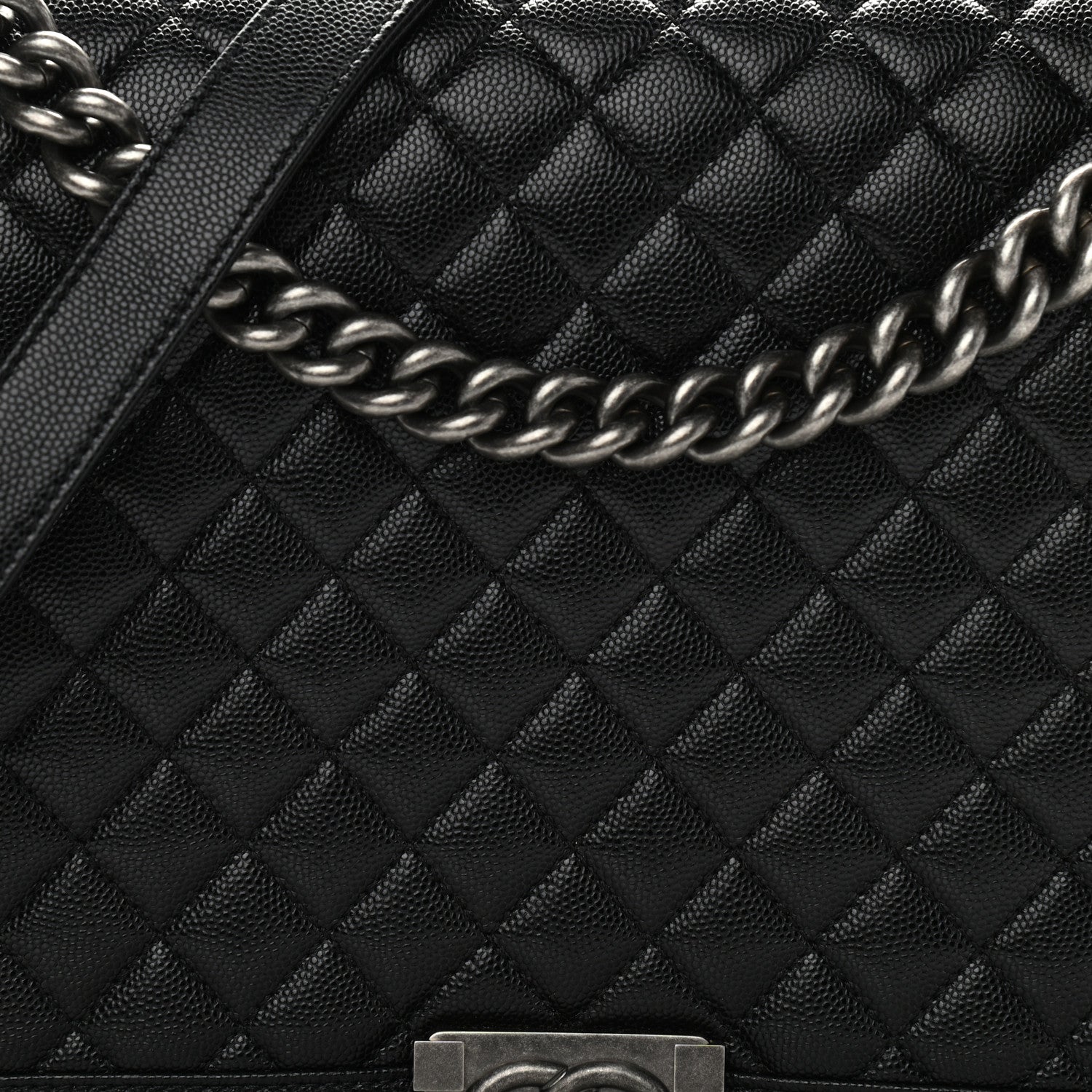Chanel Caviar Quilted Large Boy Flap Black 8 of 10