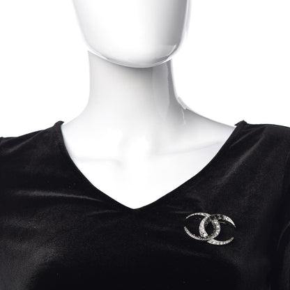 Chanel Baguette Crystal Dubai CC Brooch Silver 2 of 5