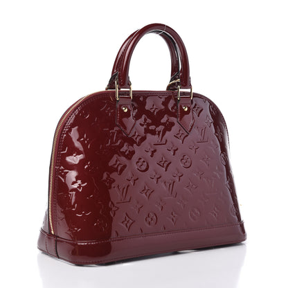 Louis Vuitton Vernis Alma PM Griotte 3 of 8