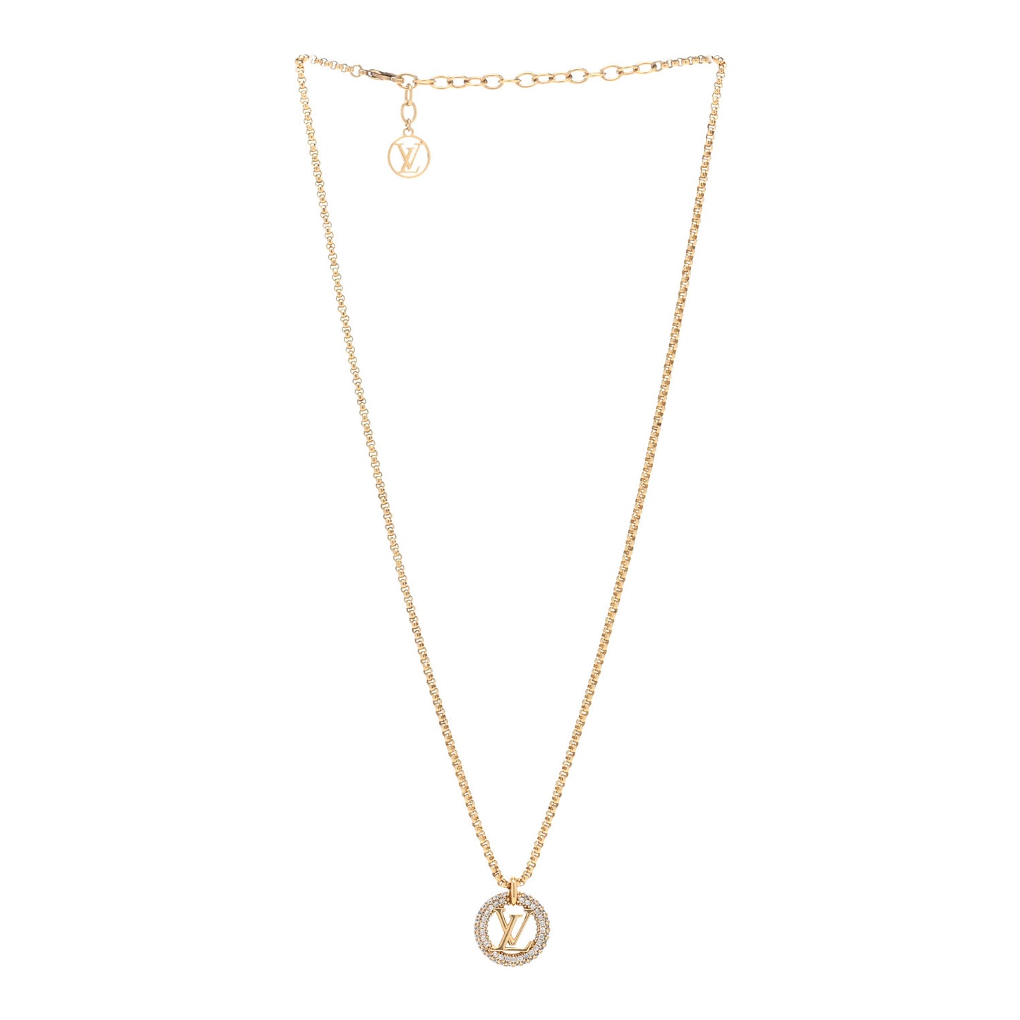 Metal Crystal Louise By Night Necklace