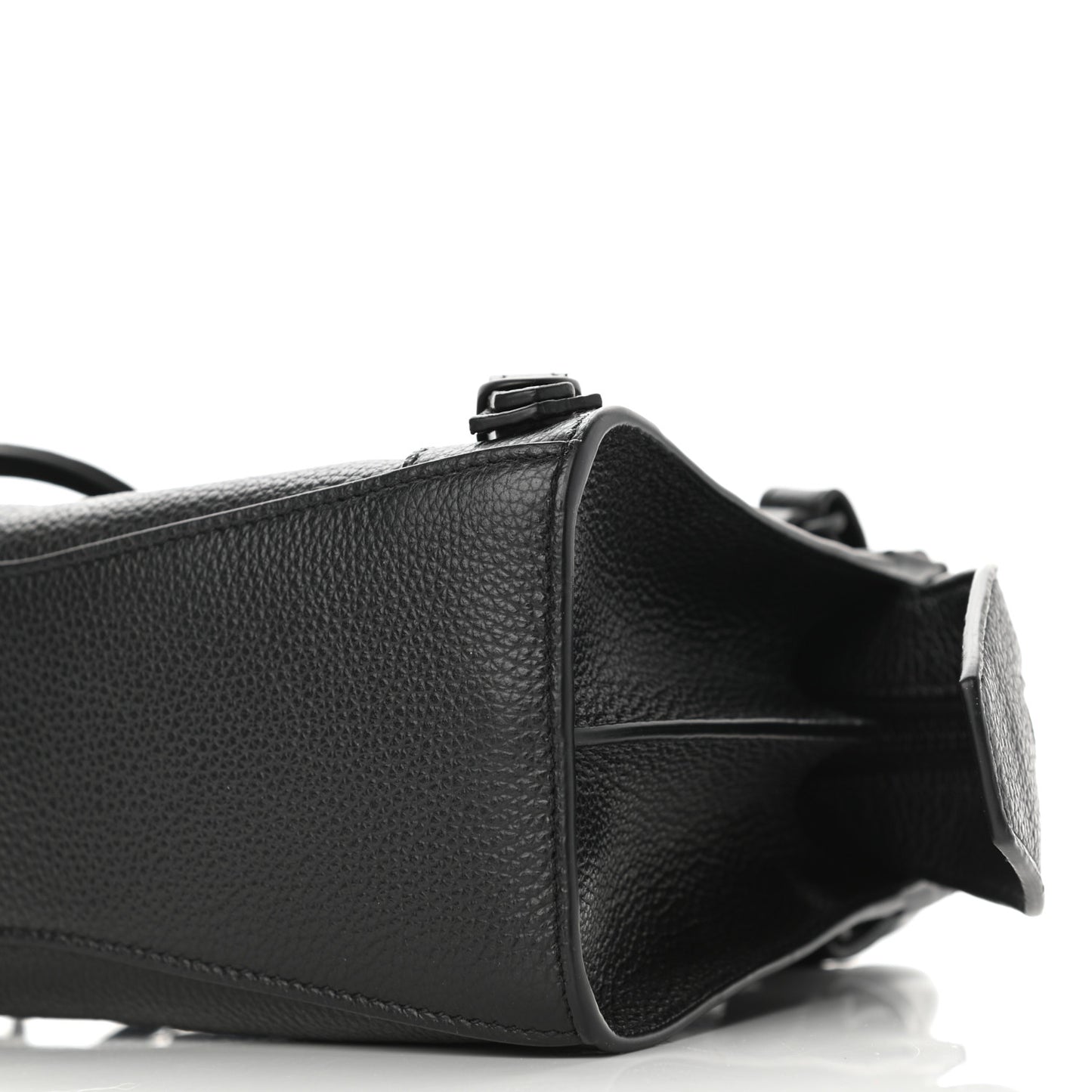 Grained Calfskin Neo Classic Black Hardware Mini City Black