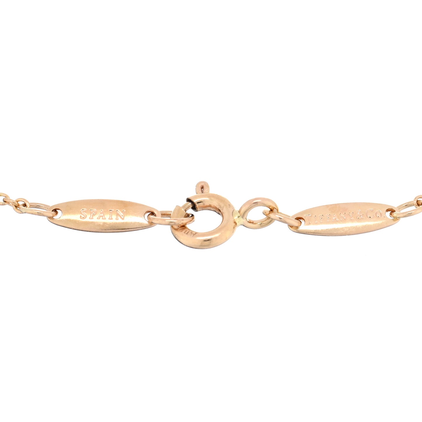 18K Rose Gold Diamond .10ct Elsa Peretti Diamonds by the Yard Bracelet