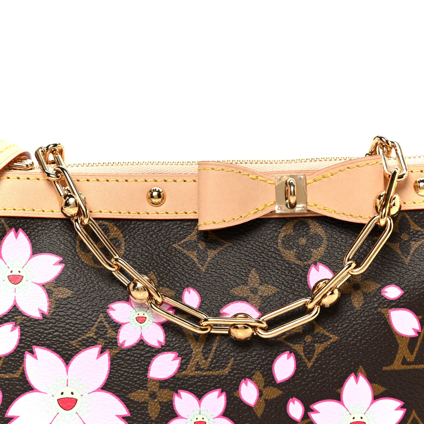 LV X TM Monogram Pochette Accessories Sakura Brown