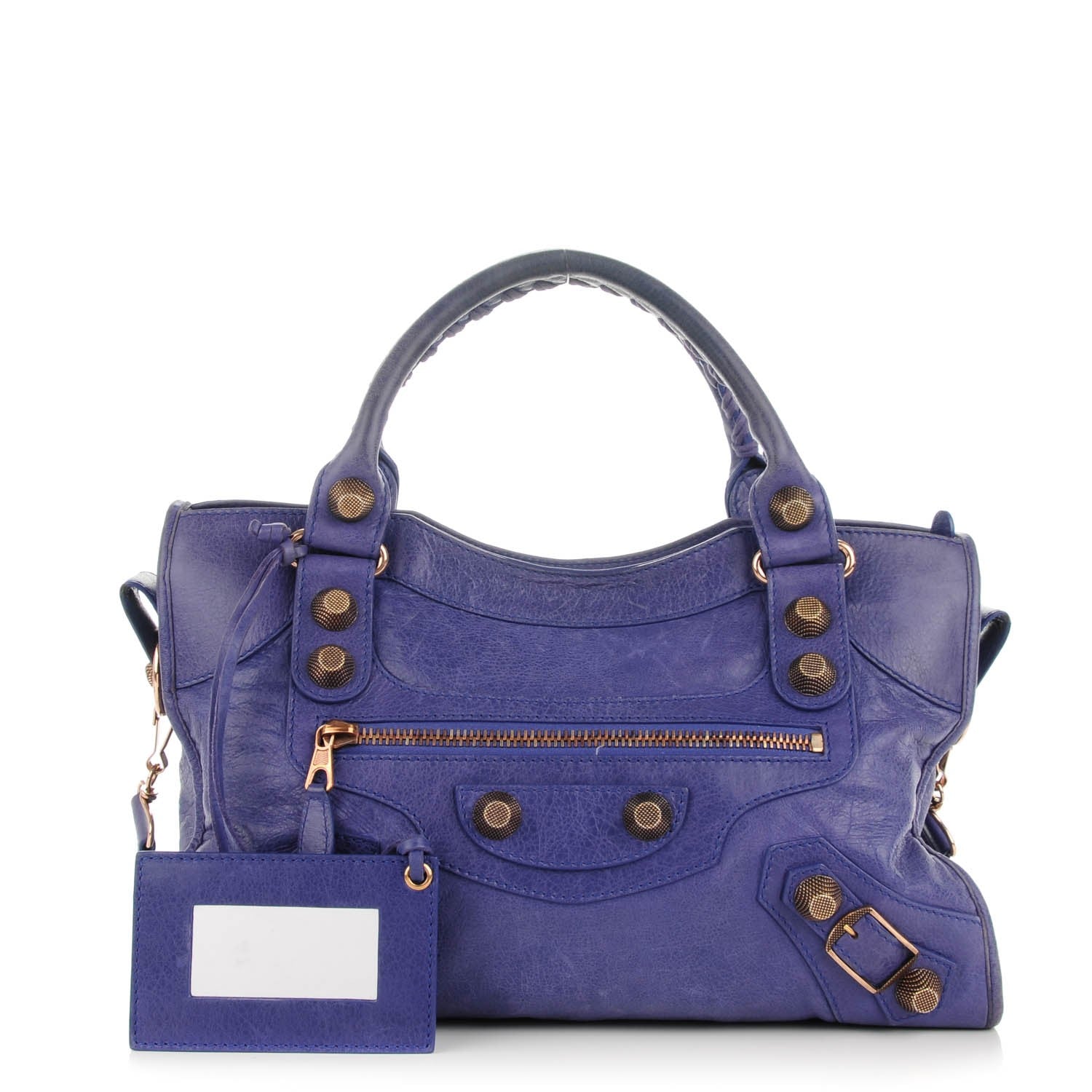 Balenciaga Agneau Giant 21 Rose Gold Hardware City Bleu Lavande 1 of 10