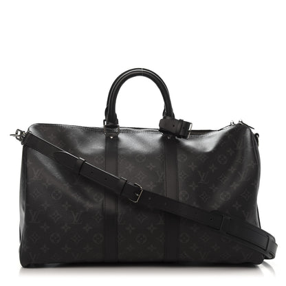 Louis Vuitton Monogram Eclipse Keepall Bandouliere 45 1 of 9