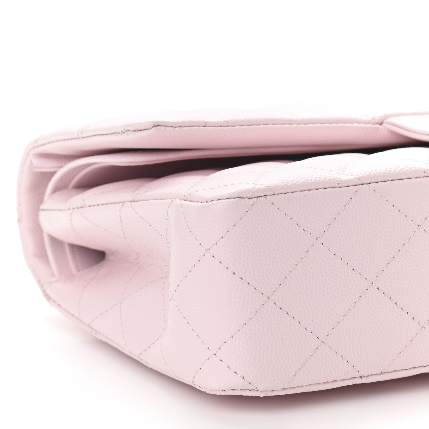Chanel Caviar Quilted Medium Double Flap Light Pink 9 of 11