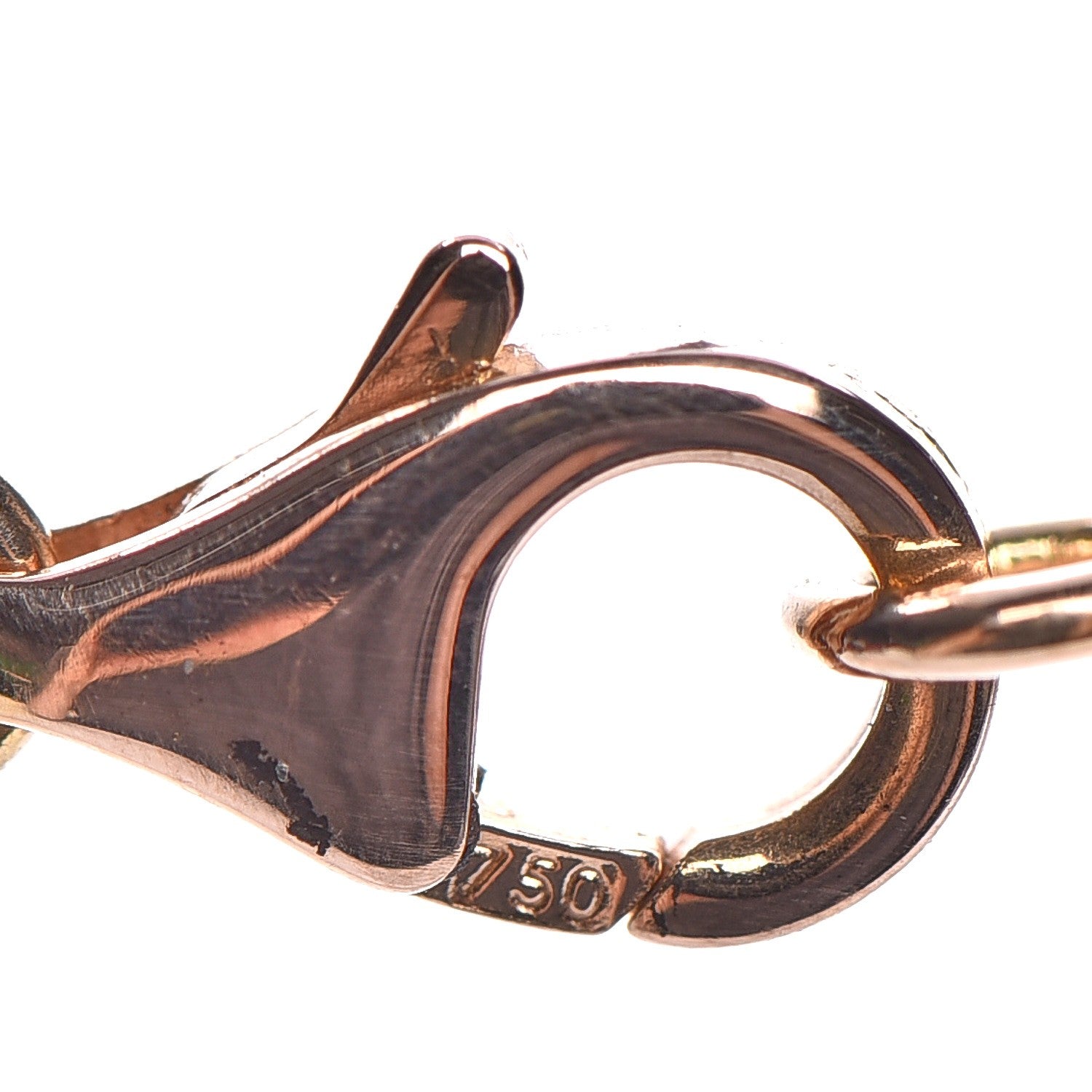 Cartier 18K Pink Gold Interlocking LOVE Necklace 6 of 9