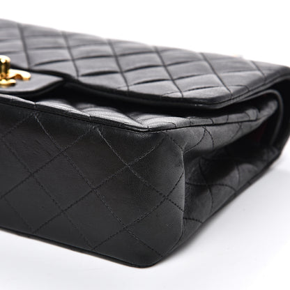 Chanel Lambskin Quilted Medium Double Flap Black 7 of 18