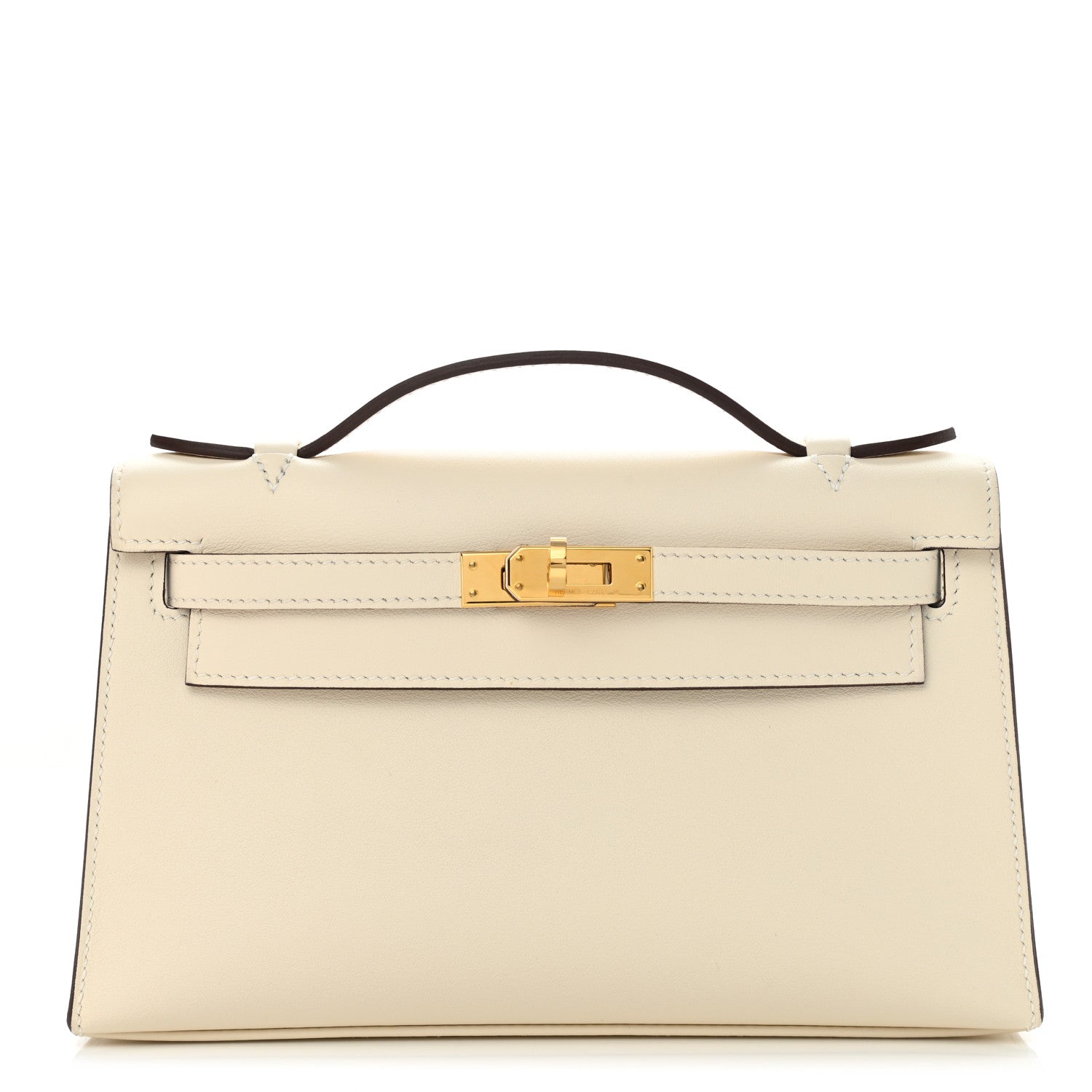 Hermes Swift Kelly Pochette Clutch Nata 1 of 9