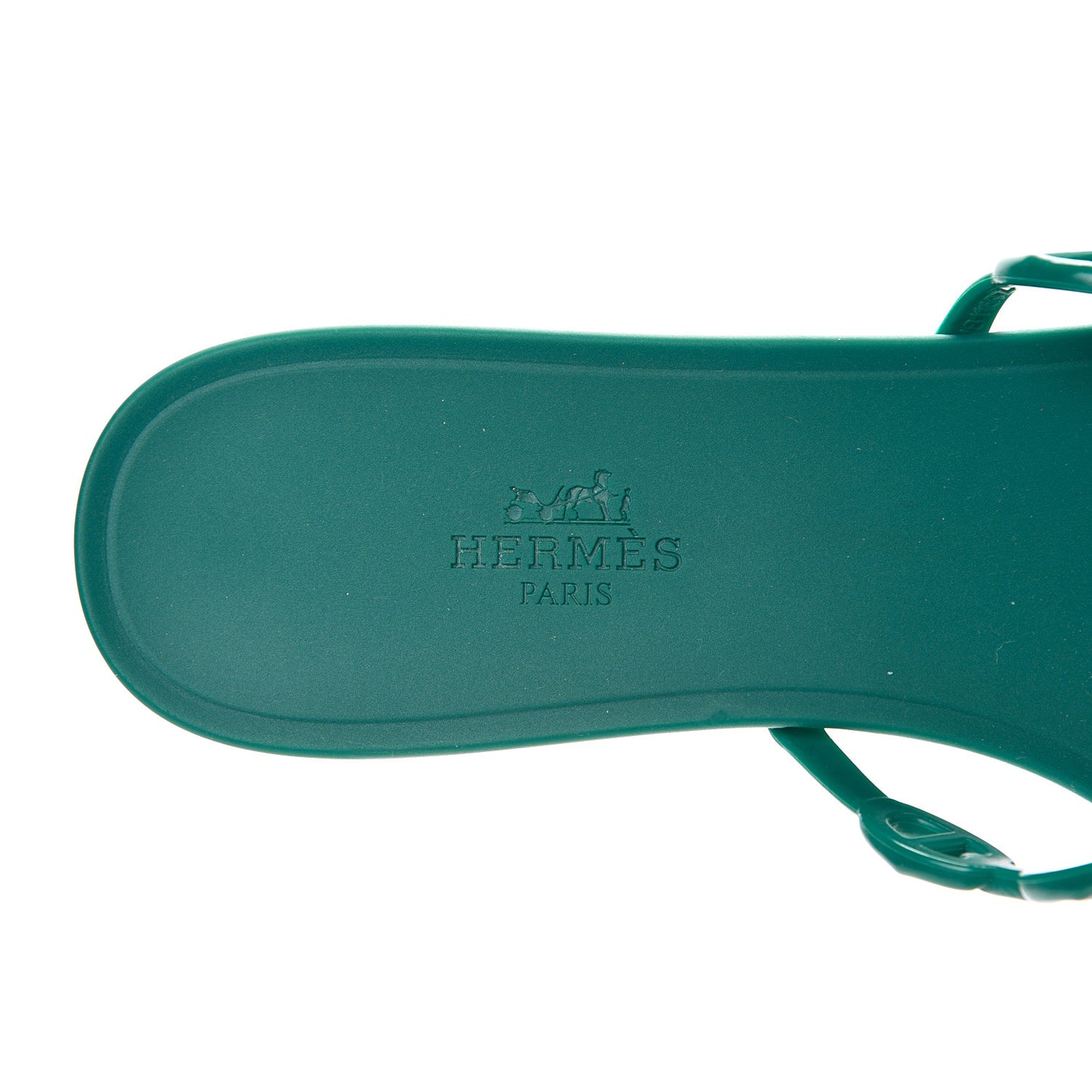 Rubber Chaine d'Ancre Rivage Sandals 38 Vert d'Ete