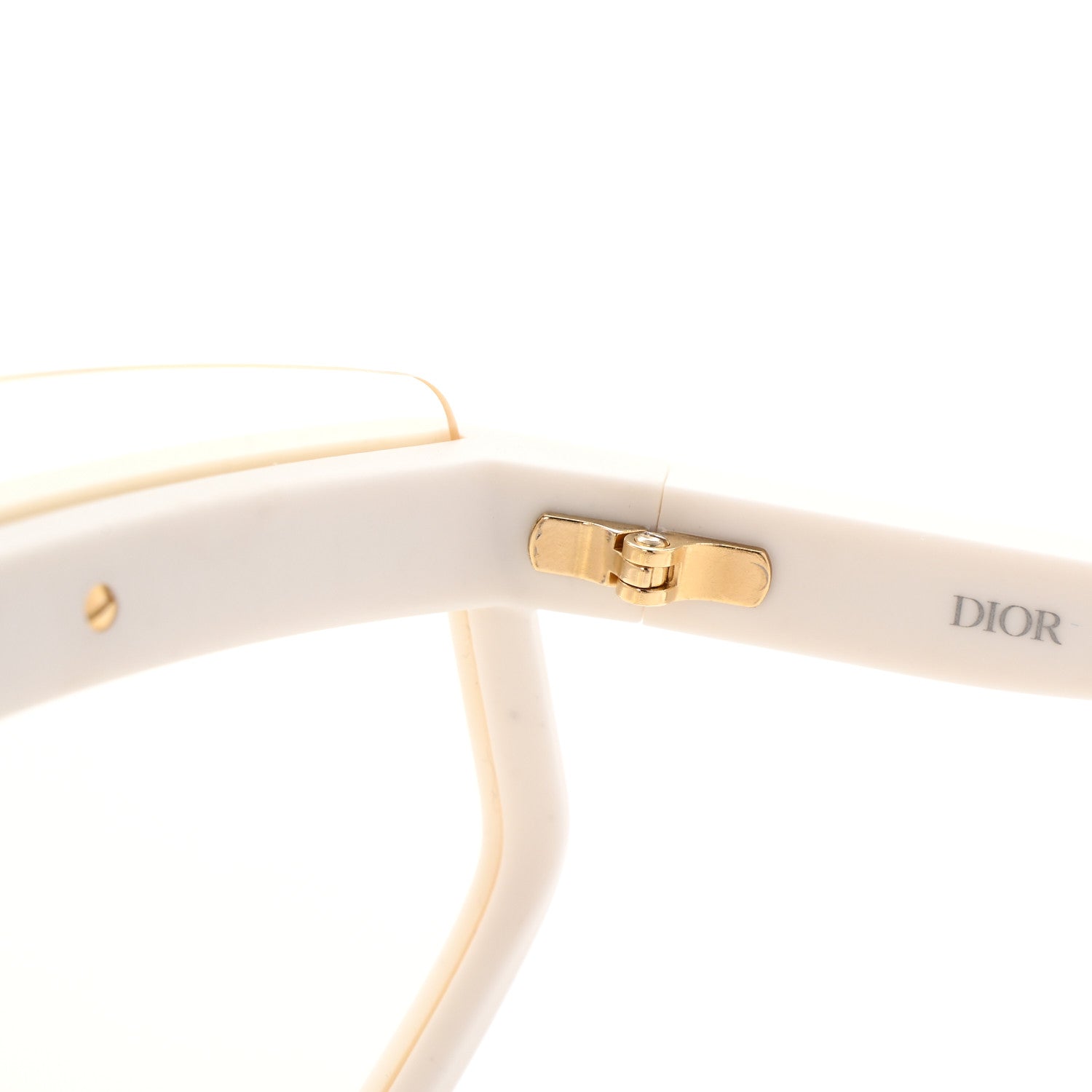 Christian Dior Acetate Mask DiorClub M2U Sunglasses Translucent Ivory 10 of 14