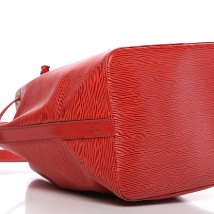 Louis Vuitton Epi Petit Noe Castillan Red 6 of 9