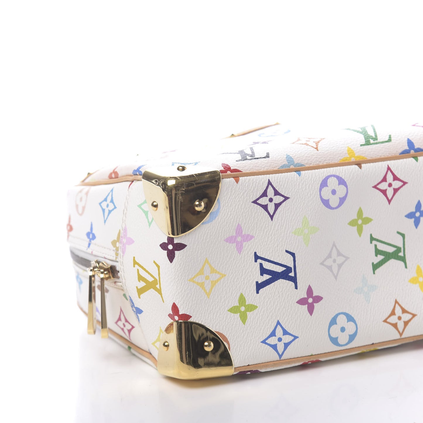 Monogram Multicolor Trouville White