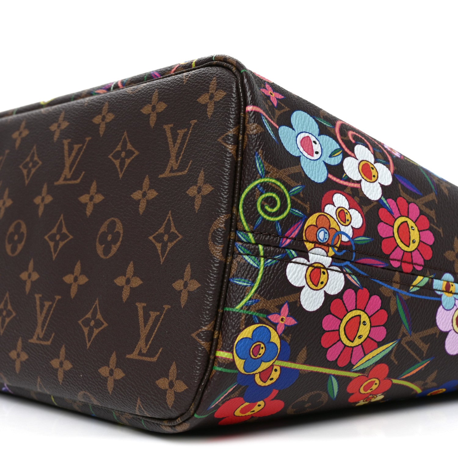Louis Vuitton LV X TM Monogram Flowers Neverfull MM 10 of 10