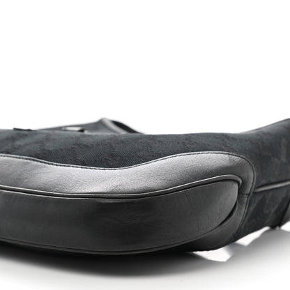 Gucci Monogram Jackie O Hobo Black 11 of 15