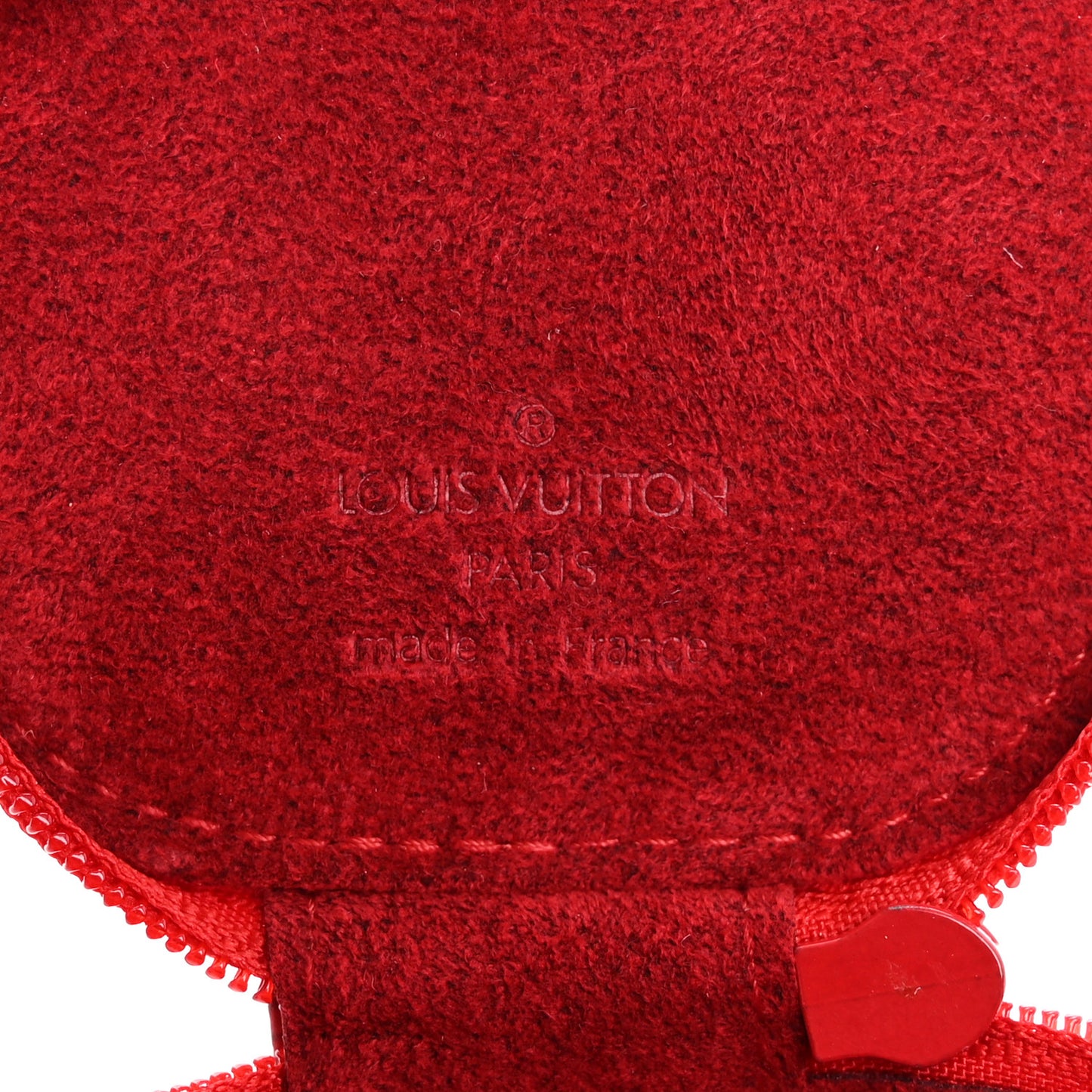Epi Ecrin Bijoux 8cm Jewelry Box Case Castillan Red