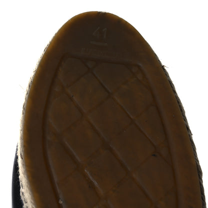 Chanel Lambskin CC Espadrilles 41 Black 7 of 10
